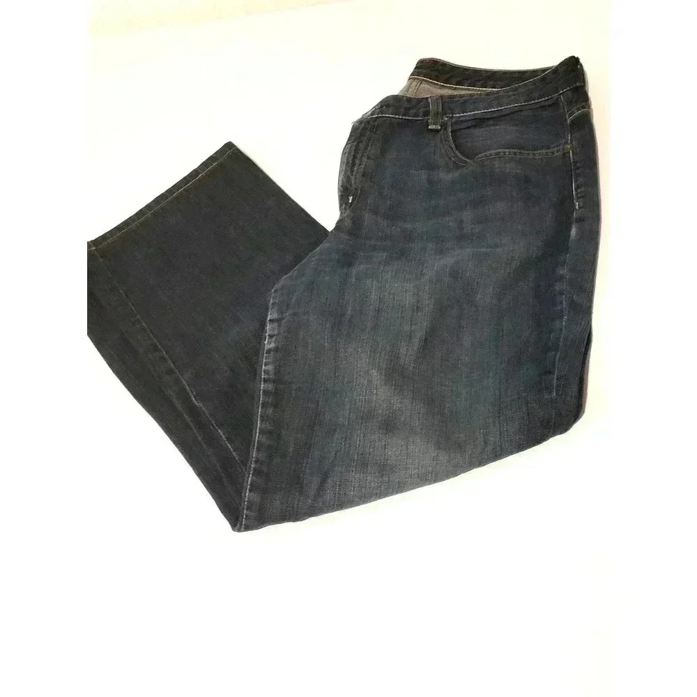 Polo Ralph Lauren Saturday Jean Dark Wash Straight Leg Denim Jeans Size 12x28